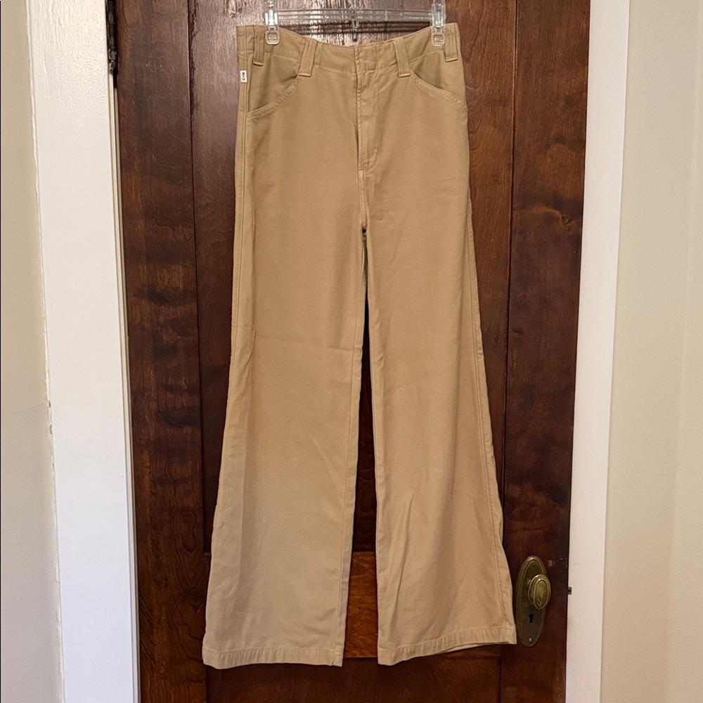 Citizens of Humanity Paloma UtilityTan Wide Leg Pants sz 26 (waist 31.5)